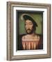 'Portrait of Francois I of France', c16th century-Jean Clouet-Framed Giclee Print