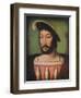 'Portrait of Francois I of France', c16th century-Jean Clouet-Framed Giclee Print