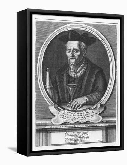 Portrait of François Rabelais-Etienne Jehandier Desrochers-Framed Stretched Canvas