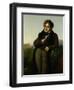 Portrait of Francois Rene (1768-1848) Vicomte De Chateaubriand, 1811-Anne-Louis Girodet de Roussy-Trioson-Framed Giclee Print