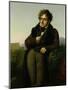 Portrait of Francois Rene (1768-1848) Vicomte De Chateaubriand, 1811-Anne-Louis Girodet de Roussy-Trioson-Mounted Giclee Print