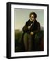 Portrait of Francois Rene (1768-1848) Vicomte De Chateaubriand, 1811-Anne-Louis Girodet de Roussy-Trioson-Framed Giclee Print