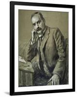 Portrait of Francois Stephanus Malan (Wellington, 1871-Cape Town, 1941), South African Politician-null-Framed Premium Giclee Print