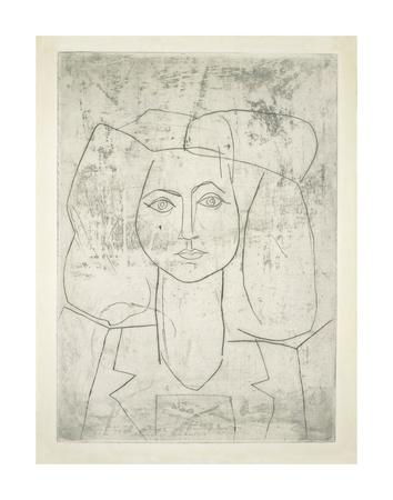 Picasso Postkarte Porträt der Francoise 