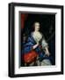 Portrait of Francoise-Louise de La Baume Le Blanc Duchesse de Vaujour-Jean Nocret-Framed Giclee Print