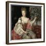 Portrait of Francoise Marie De Bourbon (1677-1749) Duchess of Orleans (Mademoiselle De Blois)-Pierre Gobert-Framed Giclee Print