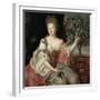 Portrait of Francoise Marie De Bourbon (1677-1749) Duchess of Orleans (Mademoiselle De Blois)-Pierre Gobert-Framed Giclee Print