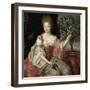 Portrait of Francoise Marie De Bourbon (1677-1749) Duchess of Orleans (Mademoiselle De Blois)-Pierre Gobert-Framed Giclee Print