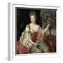 Portrait of Francoise Marie De Bourbon (1677-1749) Duchess of Orleans (Mademoiselle De Blois)-Pierre Gobert-Framed Giclee Print