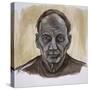 Portrait of Frank Auerbach, 2002-Stevie Taylor-Stretched Canvas