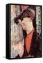 Portrait of Frank Burty Haviland-Amedeo Modigliani-Framed Stretched Canvas