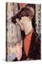 Portrait of Frank Burty Haviland-Amedeo Modigliani-Stretched Canvas
