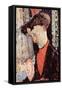 Portrait of Frank Burty Haviland-Amedeo Modigliani-Framed Stretched Canvas