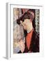 Portrait of Frank Burty Haviland-Amedeo Modigliani-Framed Art Print