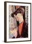 Portrait of Frank Burty Haviland-Amedeo Modigliani-Framed Art Print