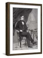 Portrait of Franklin Pierce (1804-69)-Alonzo Chappel-Framed Giclee Print