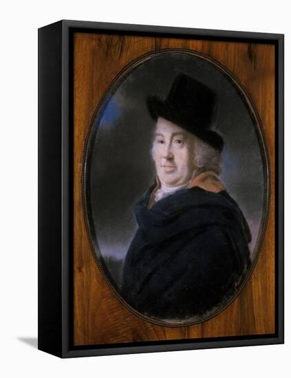 Portrait of Franz Friedrich, 1800-Johann Heinrich Schroder-Framed Stretched Canvas