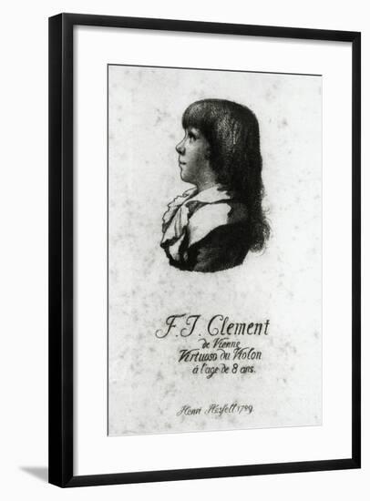 Portrait of Franz Joseph Clement-null-Framed Giclee Print