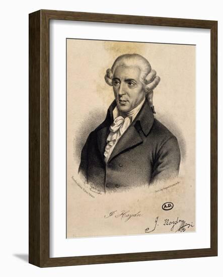 Portrait of Franz Joseph Haydn-null-Framed Giclee Print