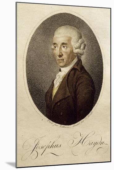 Portrait of Franz Joseph Haydn-null-Mounted Giclee Print