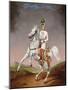 Portrait of Franz Joseph I of Austria on Horseback, 1855-Lilly König-Mounted Giclee Print