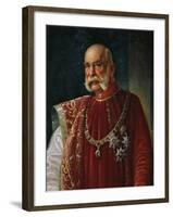 Portrait of Franz Joseph I of Austria-null-Framed Giclee Print