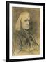 Portrait of Franz Liszt (1811-1886) by Munkacsy, Mihaly (1844-1900)-Mihaly Munkacsy-Framed Giclee Print