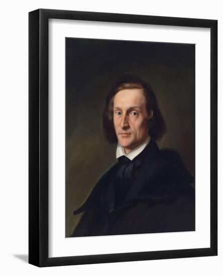 Portrait of Franz Liszt (1811-188)-null-Framed Giclee Print