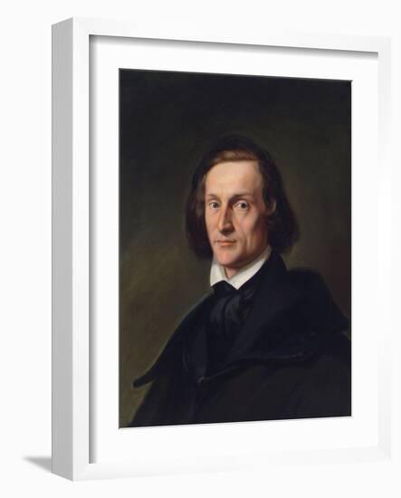 Portrait of Franz Liszt (1811-188)-null-Framed Giclee Print