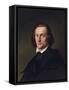Portrait of Franz Liszt (1811-188)-null-Framed Stretched Canvas
