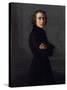 Portrait of Franz Liszt 1839-Henri Lehmann-Stretched Canvas