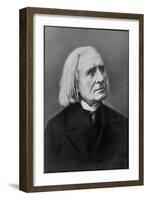 Portrait of Franz Liszt, Hungarian Composer and Pianist-null-Framed Photographic Print