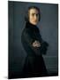 Portrait of Franz Liszt-Henri Lehmann-Mounted Art Print