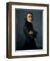 Portrait of Franz Liszt-Henri Lehmann-Framed Art Print