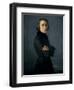 Portrait of Franz Liszt-Henri Lehmann-Framed Art Print