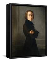 Portrait of Franz Liszt-Henri Lehmann-Framed Stretched Canvas
