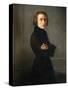 Portrait of Franz Liszt-Henri Lehmann-Stretched Canvas
