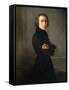 Portrait of Franz Liszt-Henri Lehmann-Framed Stretched Canvas