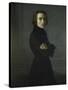 Portrait of Franz Liszt-Rudolf Lehmann-Stretched Canvas