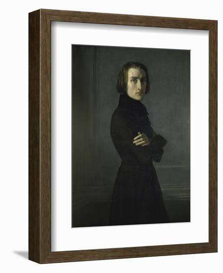 Portrait of Franz Liszt-Rudolf Lehmann-Framed Giclee Print