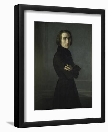 Portrait of Franz Liszt-Rudolf Lehmann-Framed Giclee Print