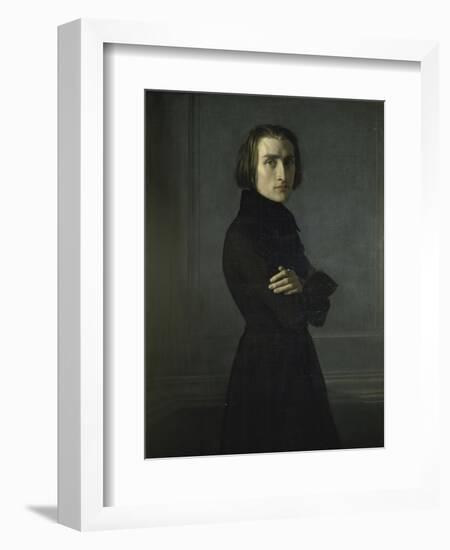 Portrait of Franz Liszt-Rudolf Lehmann-Framed Giclee Print