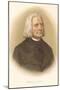 Portrait of Franz Liszt-null-Mounted Art Print