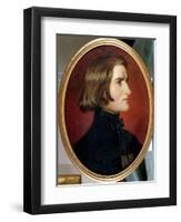 Portrait of Franz Liszt-Charles Edouard Boutibonne-Framed Giclee Print