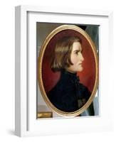 Portrait of Franz Liszt-Charles Edouard Boutibonne-Framed Giclee Print