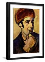 Portrait of Franz Marc-Auguste Macke-Framed Art Print