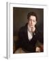 Portrait of Franz Schubert (1797-1828), Austrian Composer, Aged 17, circa 1814-null-Framed Giclee Print