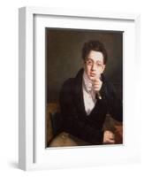 Portrait of Franz Schubert (1797-1828), Austrian Composer, Aged 17, circa 1814-null-Framed Giclee Print