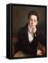 Portrait of Franz Schubert (1797-1828), Austrian Composer, Aged 17, circa 1814-null-Framed Stretched Canvas