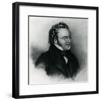 Portrait of Franz Schubert (1797-1828)-null-Framed Giclee Print